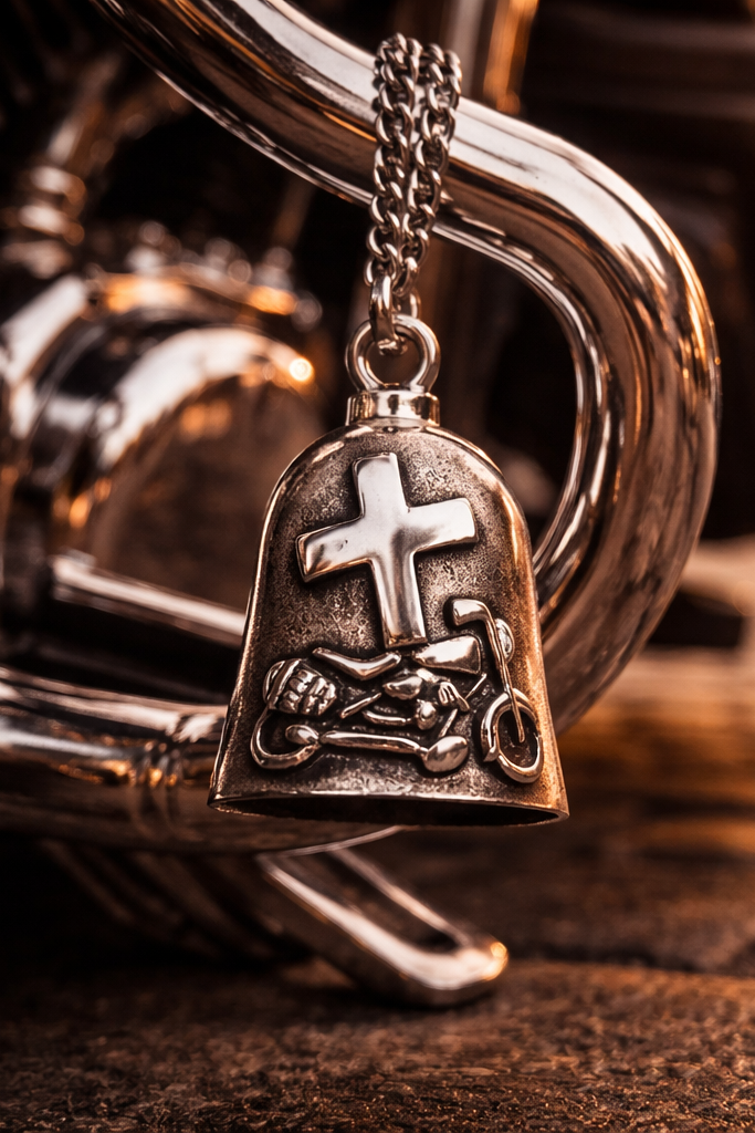 Guardian bell Christian cross