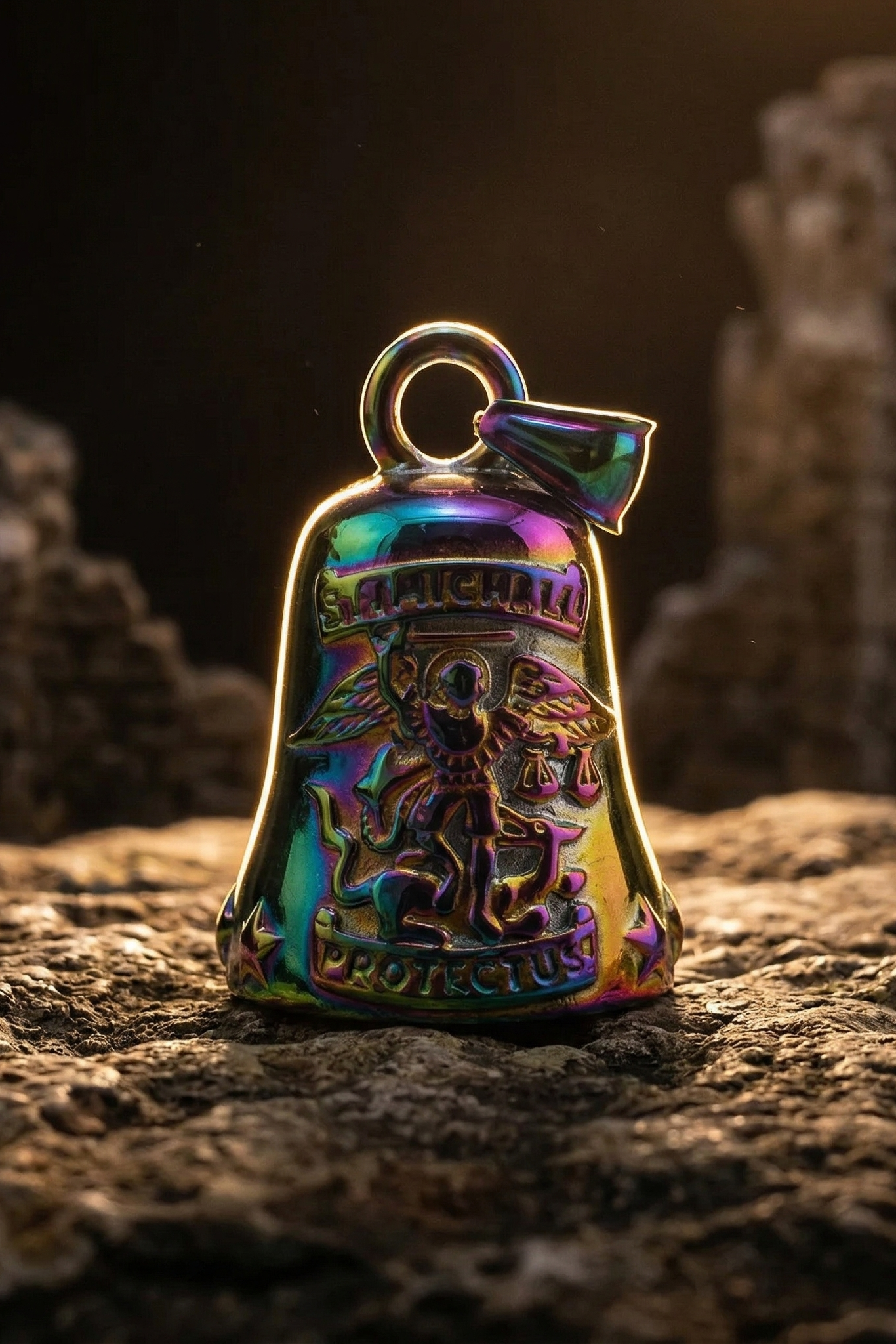 Rainbow guardian bell